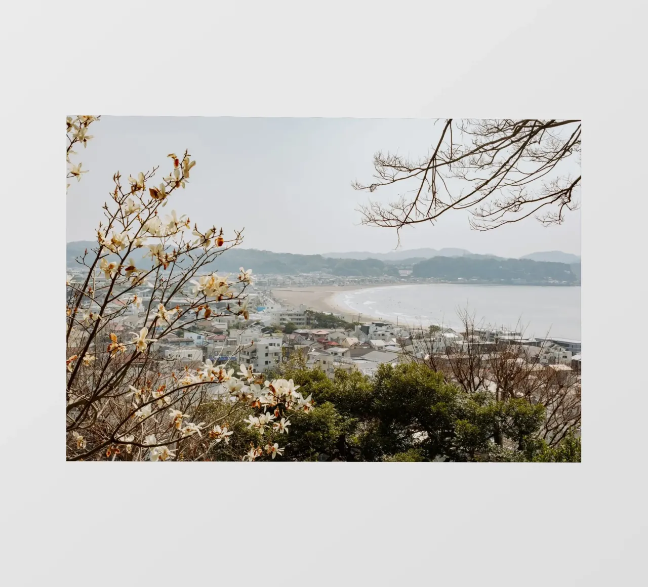 Mare di Kamakura, Giappone telo in pvc da Marcel Bisig