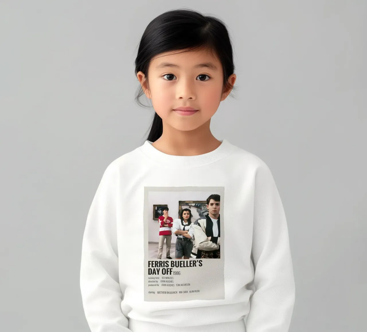 FERRIS BUELLER'S DAY OFF 1986 felpa bambino da MVFminimalist