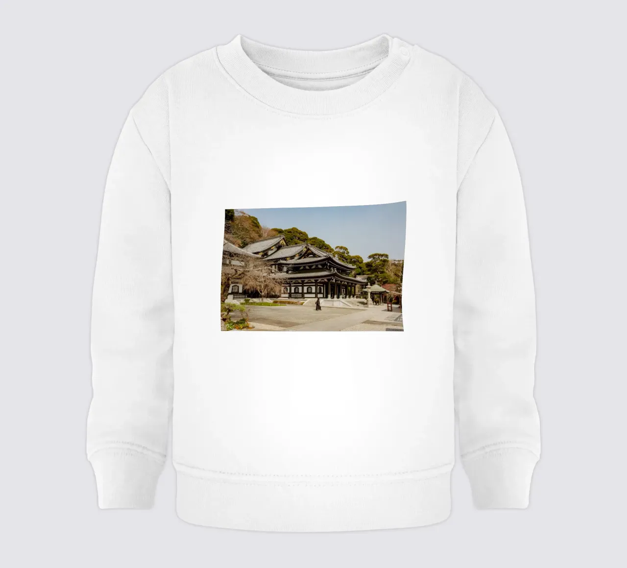 Tempio di Kamakura, Giappone felpa neonato da Marcel Bisig