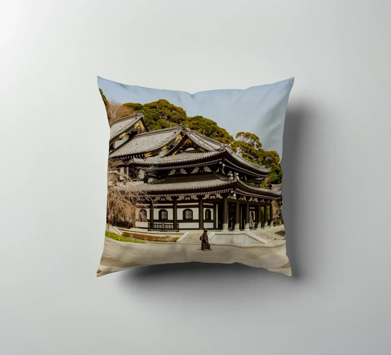Tempio di Kamakura, Giappone cuscino da Marcel Bisig