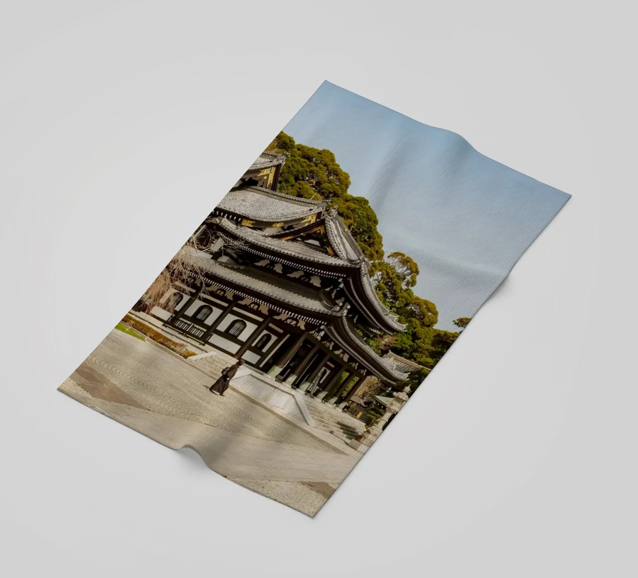 Tempio di Kamakura, Giappone telo mare da Marcel Bisig