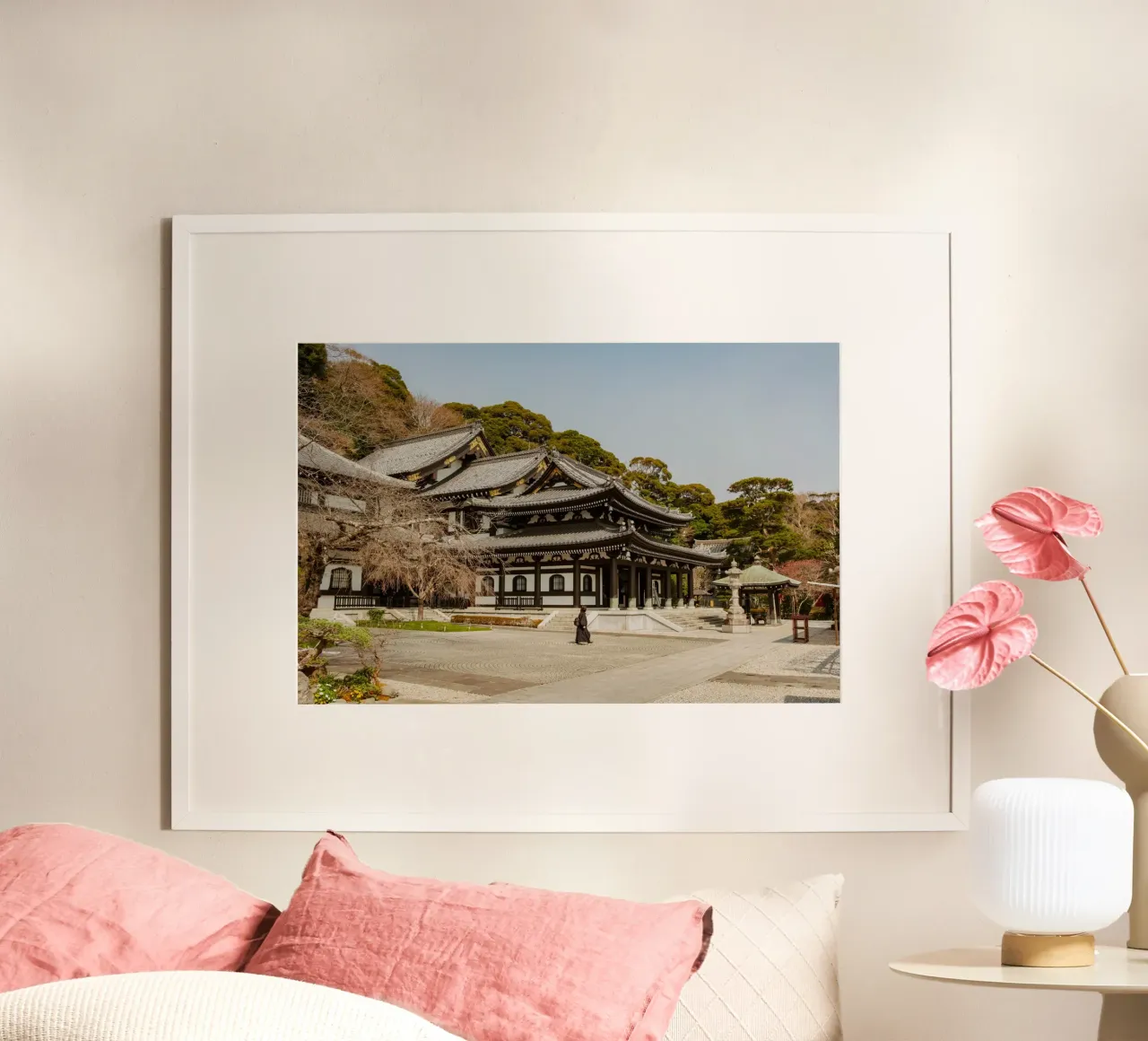 Tempio di Kamakura, Giappone carta hahnemühle da Marcel Bisig