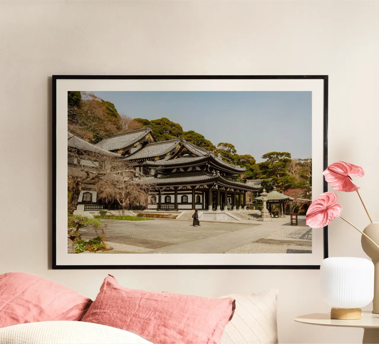 Tempio di Kamakura, Giappone carta hahnemühle da Marcel Bisig