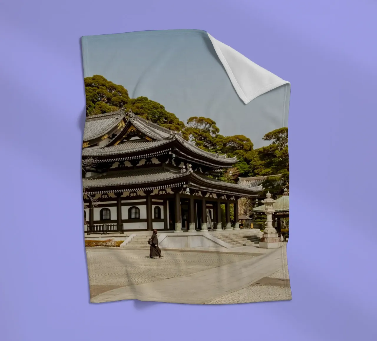 Tempio di Kamakura, Giappone coperta in pile da Marcel Bisig