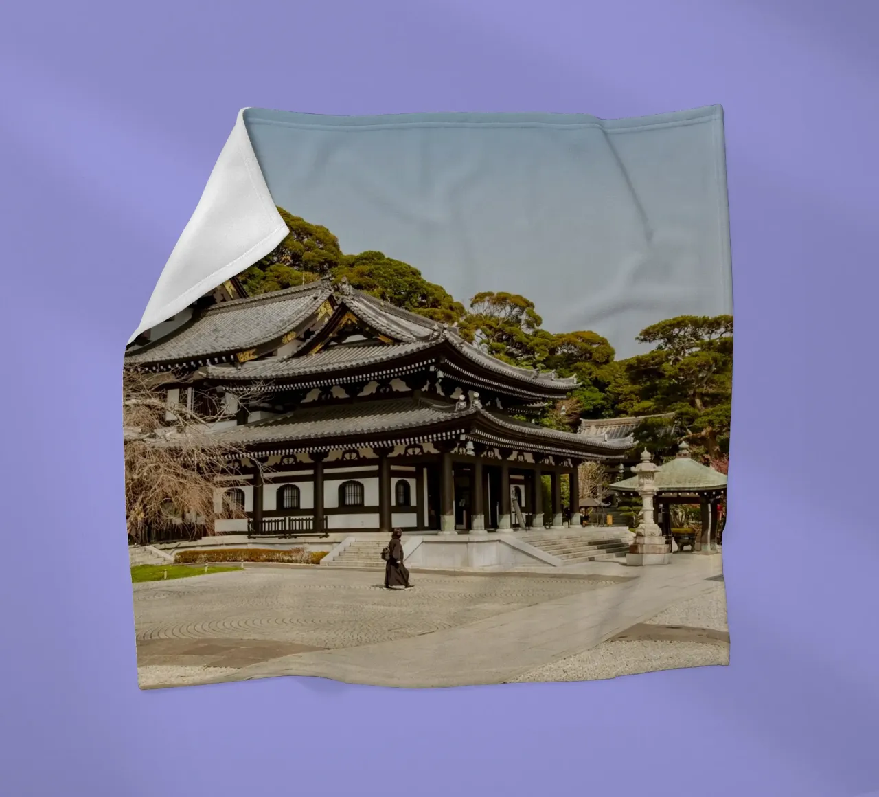 Tempio di Kamakura, Giappone coperta in pile da Marcel Bisig