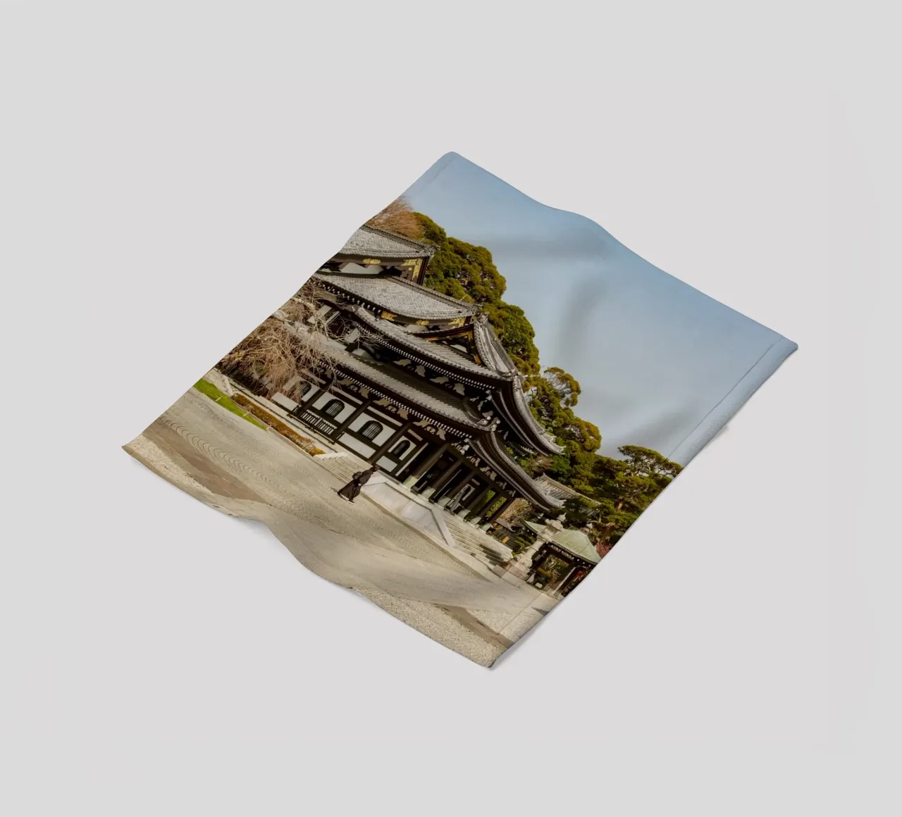 Tempio di Kamakura, Giappone coperta in pile da Marcel Bisig