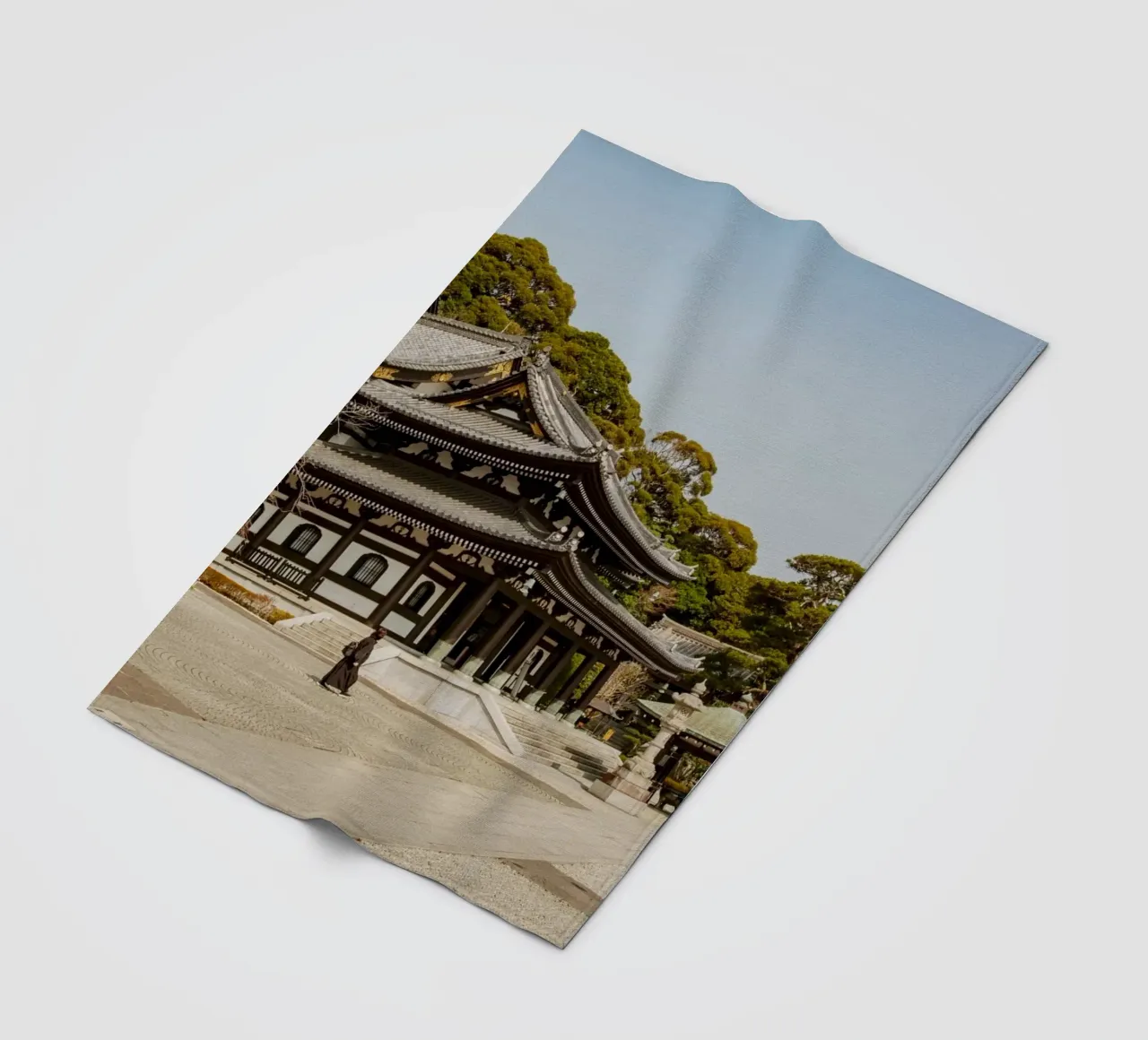Tempio di Kamakura, Giappone coperta in pile da Marcel Bisig