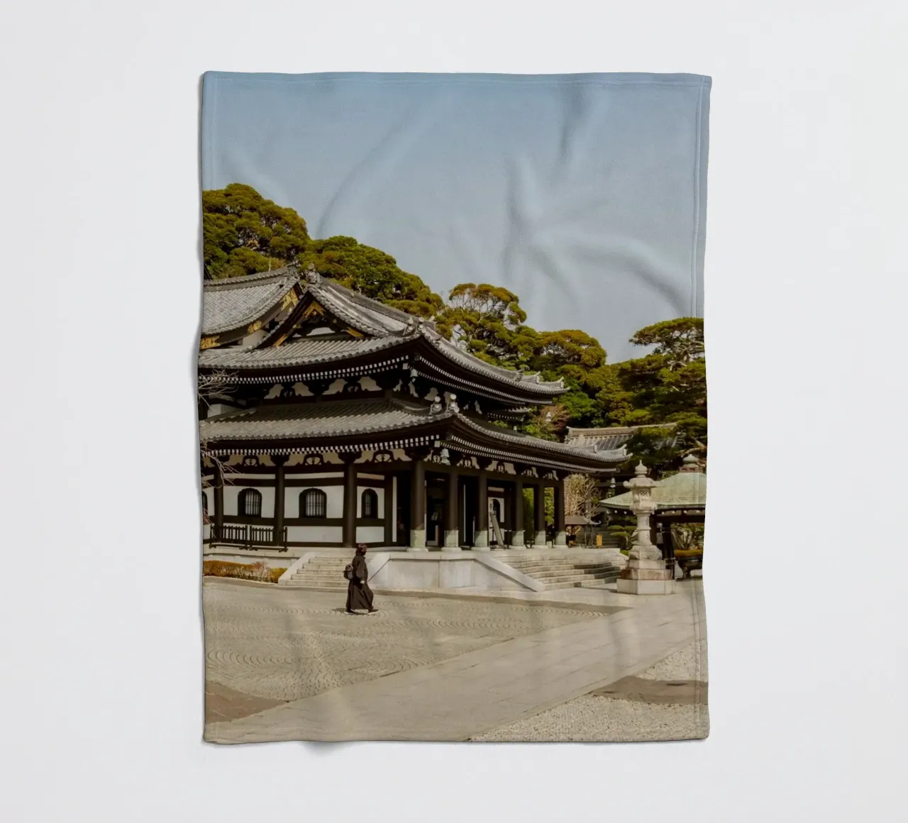 Tempio di Kamakura, Giappone coperta in pile da Marcel Bisig