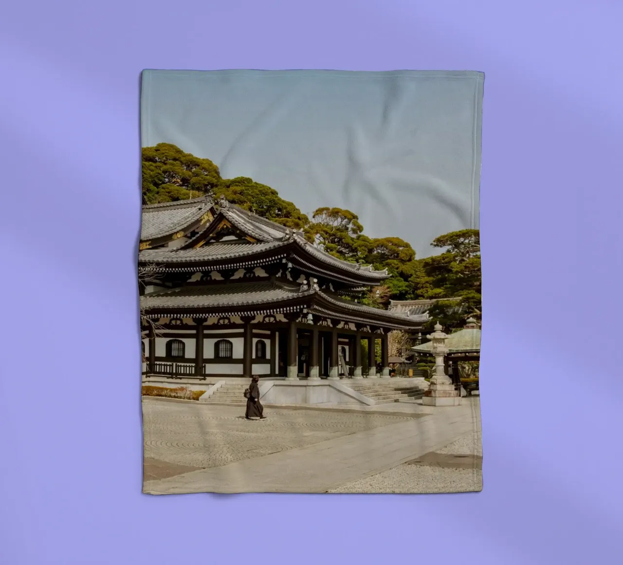 Tempio di Kamakura, Giappone coperta in pile da Marcel Bisig