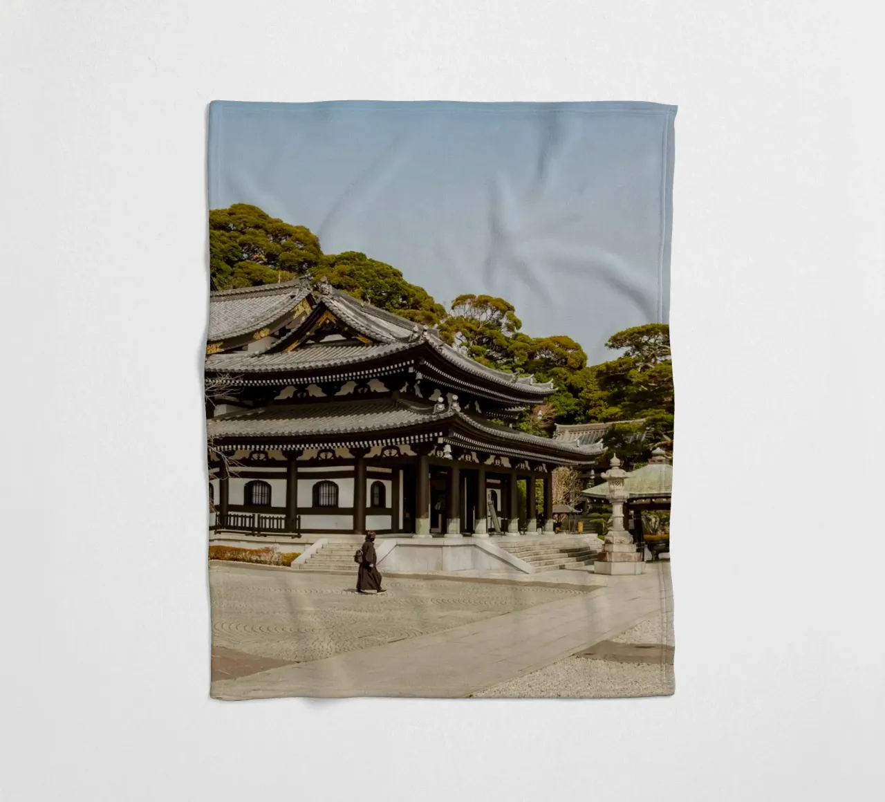 Tempio di Kamakura, Giappone coperta in pile da Marcel Bisig