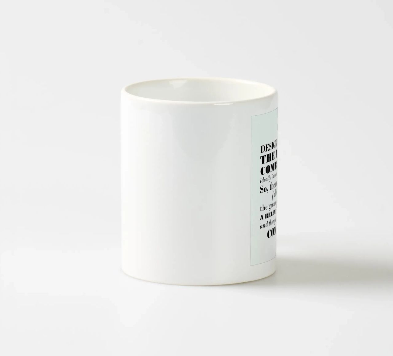Rule 05 - Combination tazza in ceramica da Mr Cup