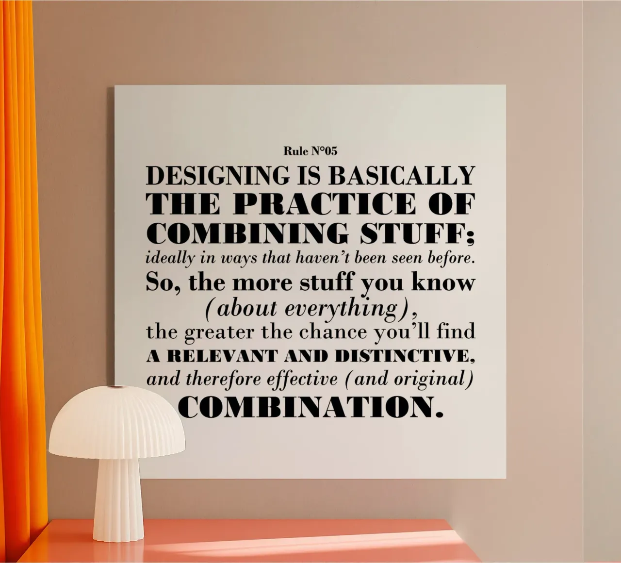 Rule 05 - Combination plexiglass da Mr Cup