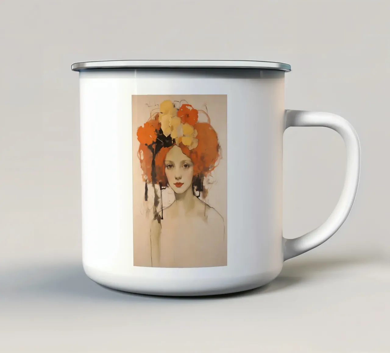 Arte da parete di Imagine tazza in smalto da Imagine