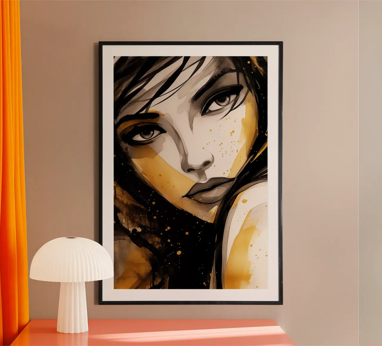 Arte da parete di Imagine poster con telaio in legno da Imagine