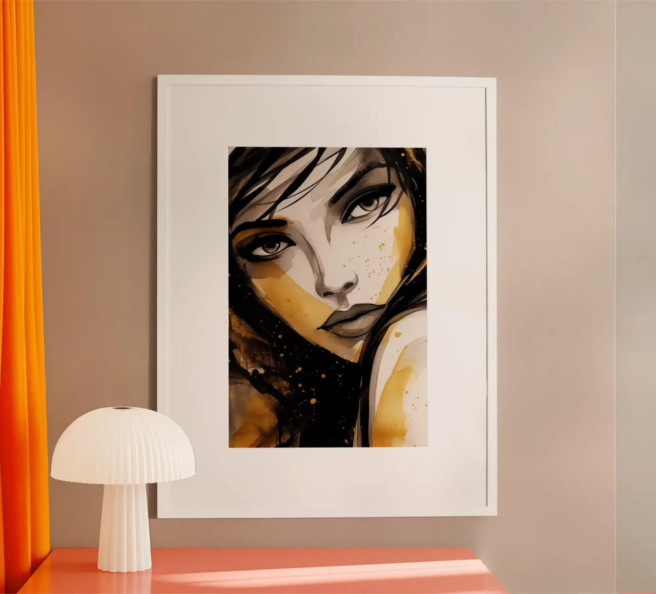 Arte da parete di Imagine poster con telaio in legno da Imagine