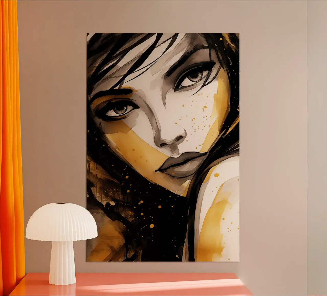 Arte da parete di Imagine poster con telaio in legno da Imagine