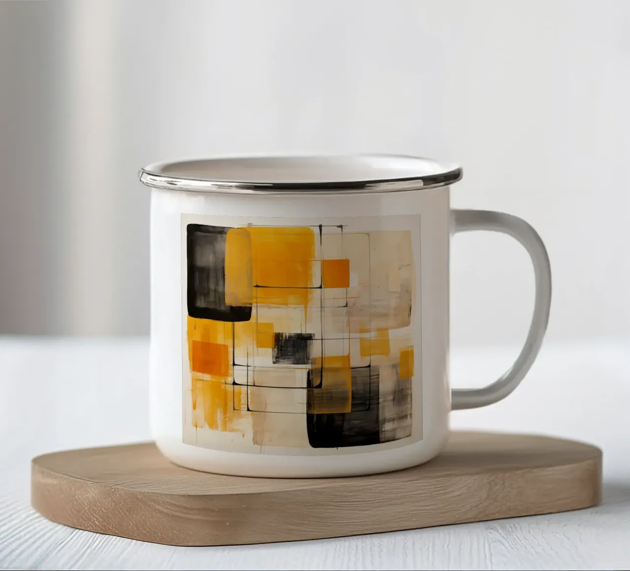 Arte da parete di Imagine tazza in smalto da Imagine