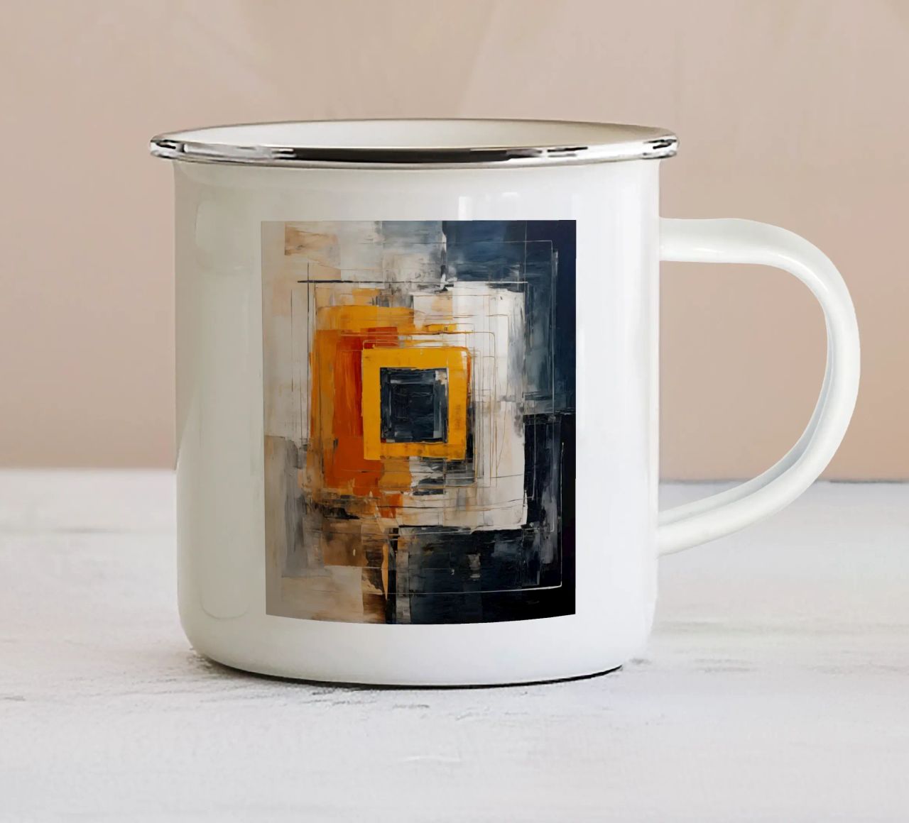 Arte da parete di Imagine tazza in smalto da Imagine