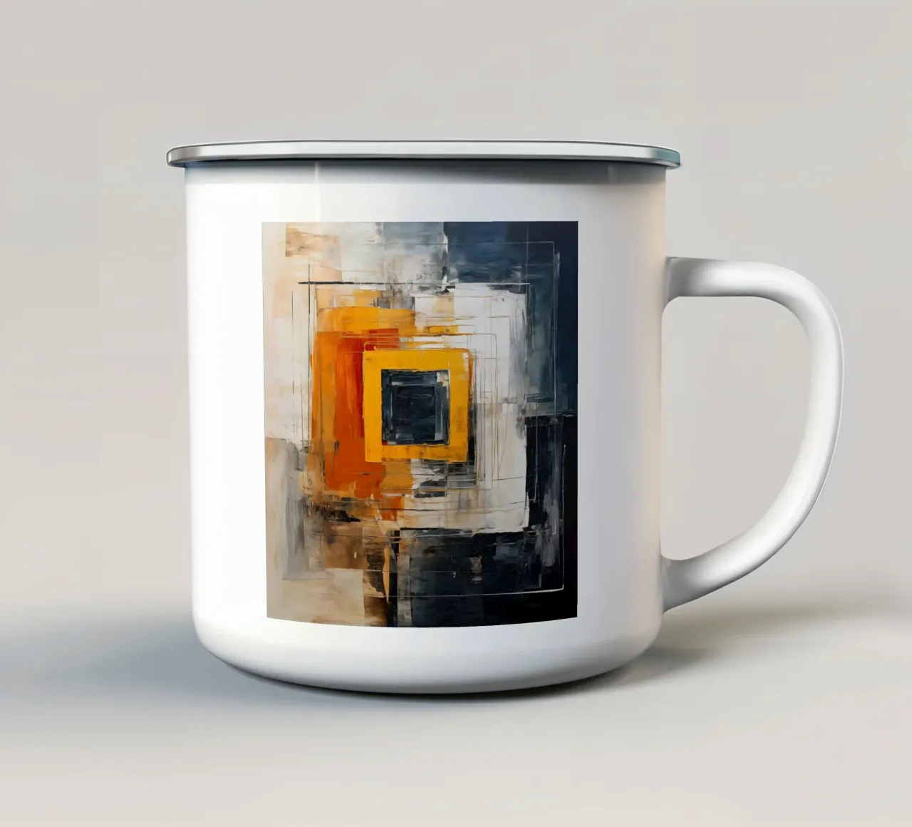 Arte da parete di Imagine tazza in smalto da Imagine