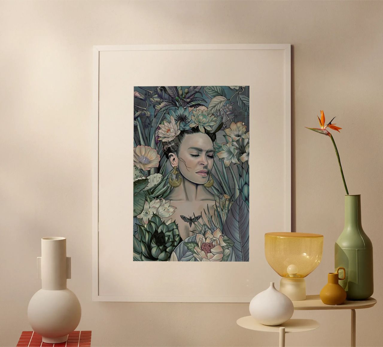 Sueno De Medianoche Frida Kahlo Poster von Nettsch