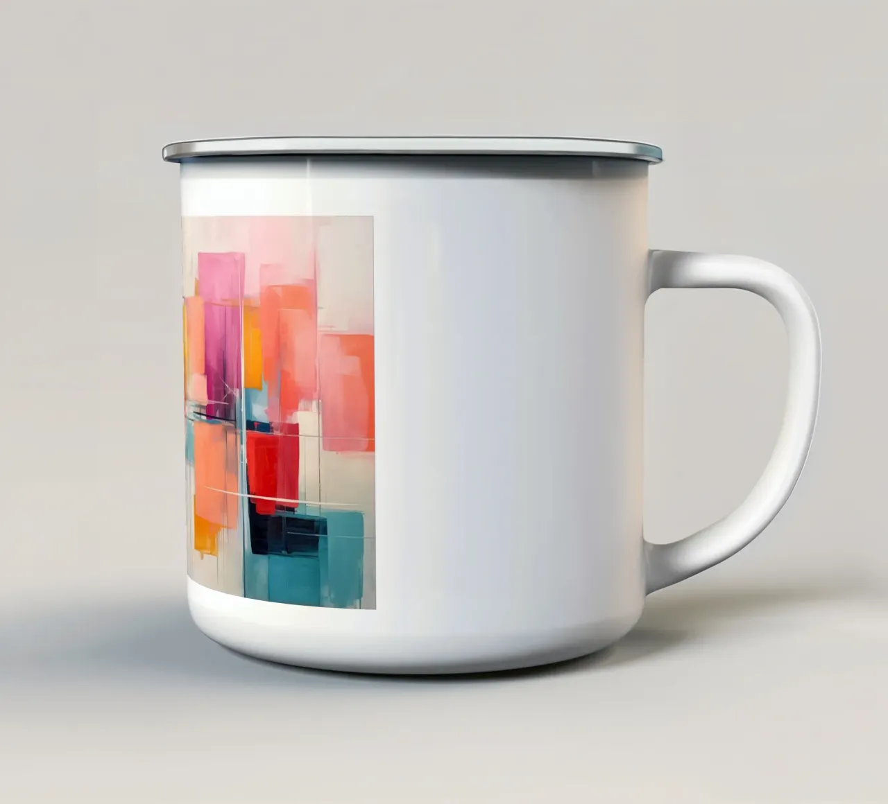 Arte da parete di Imagine tazza in smalto da Imagine