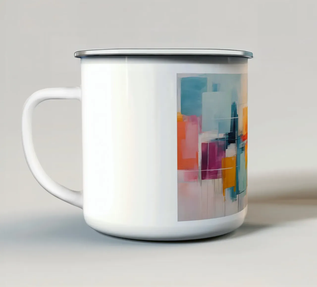 Arte da parete di Imagine tazza in smalto da Imagine