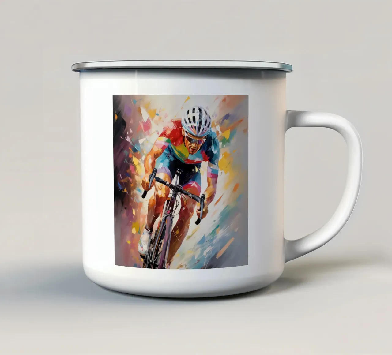 Arte da parete di Imagine tazza in smalto da Imagine