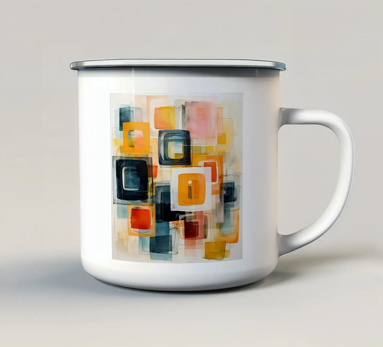 Arte da parete di Imagine tazza in smalto da Imagine