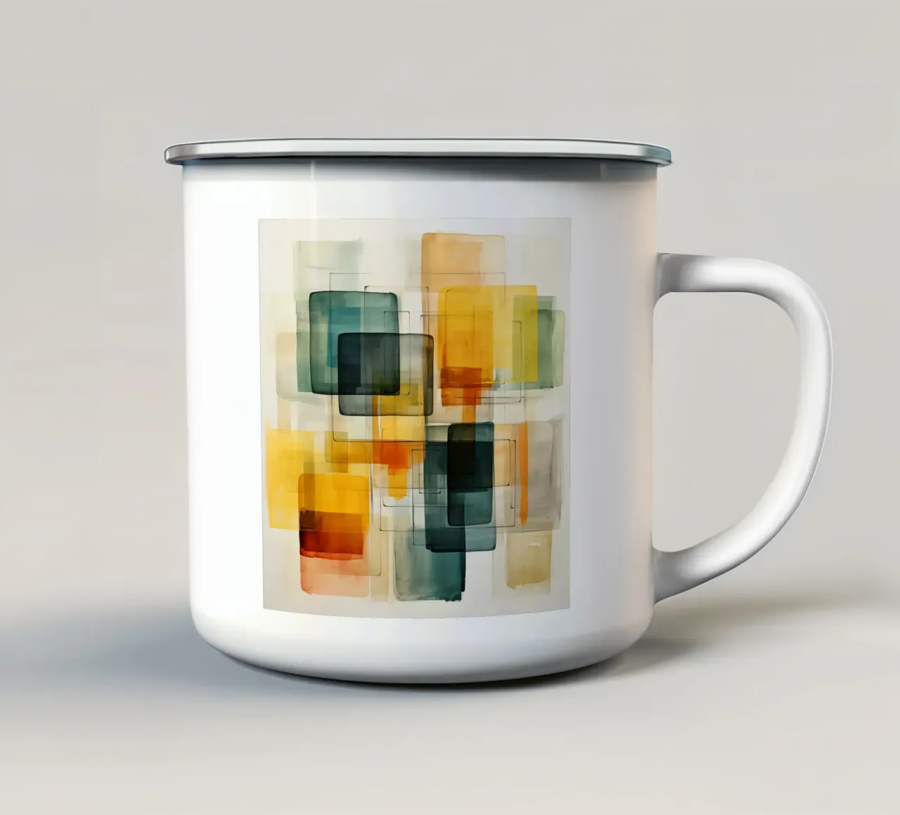 Arte da parete di Imagine tazza in smalto da Imagine