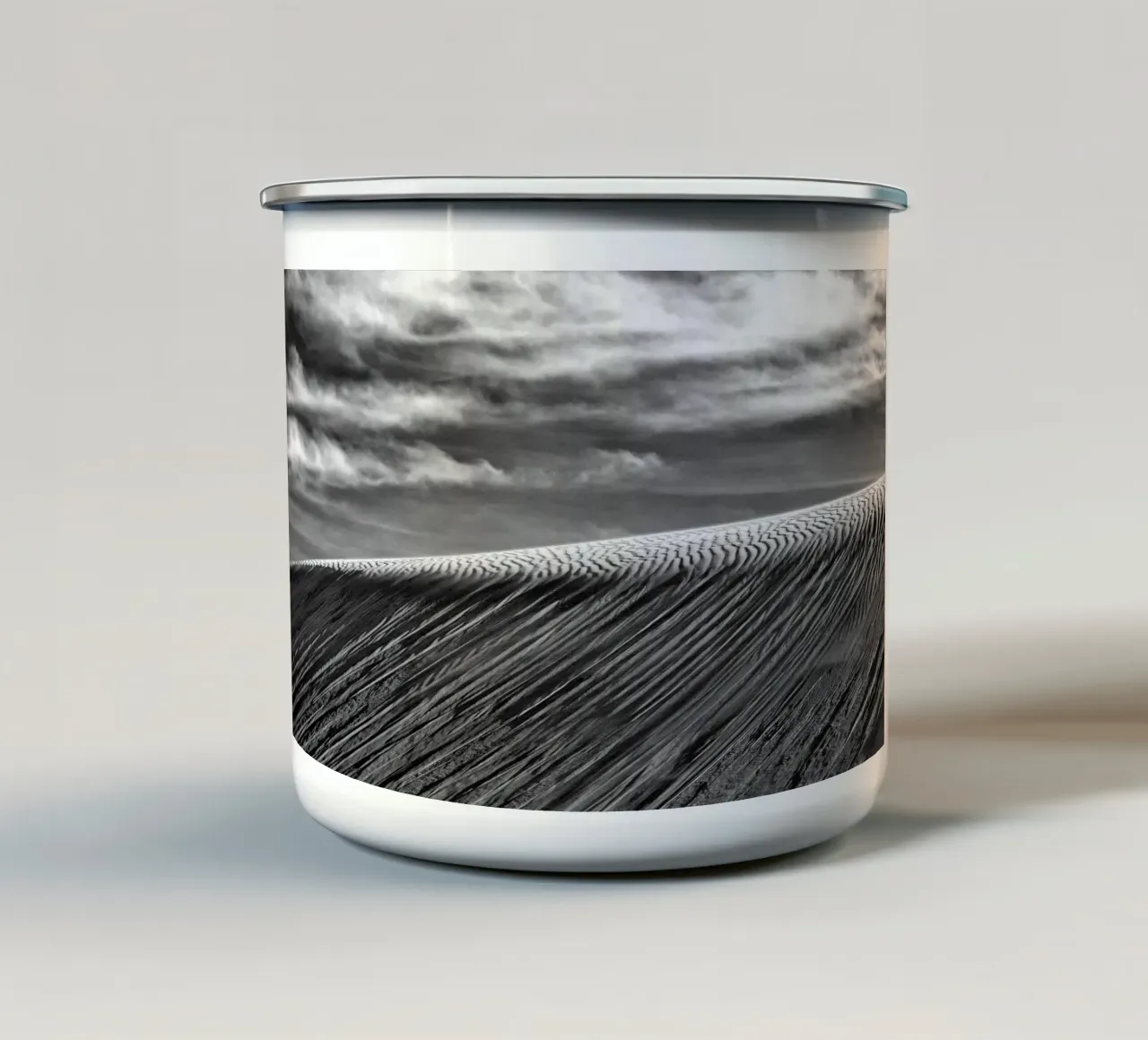 modelli di vento dune di sabbia tazza in smalto da life of sands