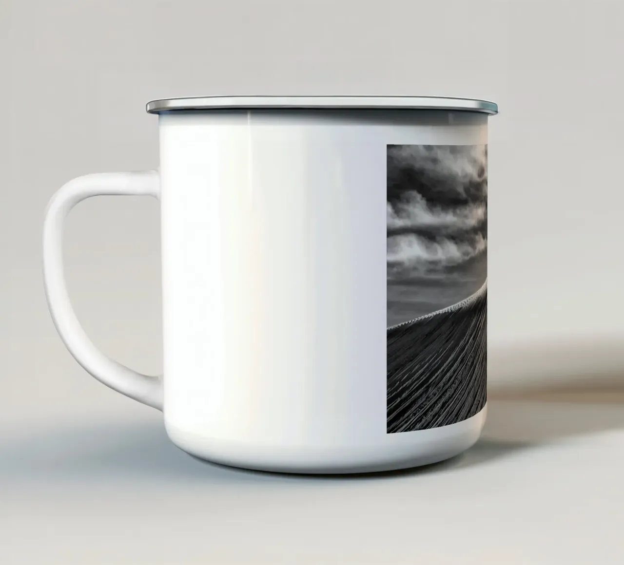 modelli di vento dune di sabbia tazza in smalto da life of sands