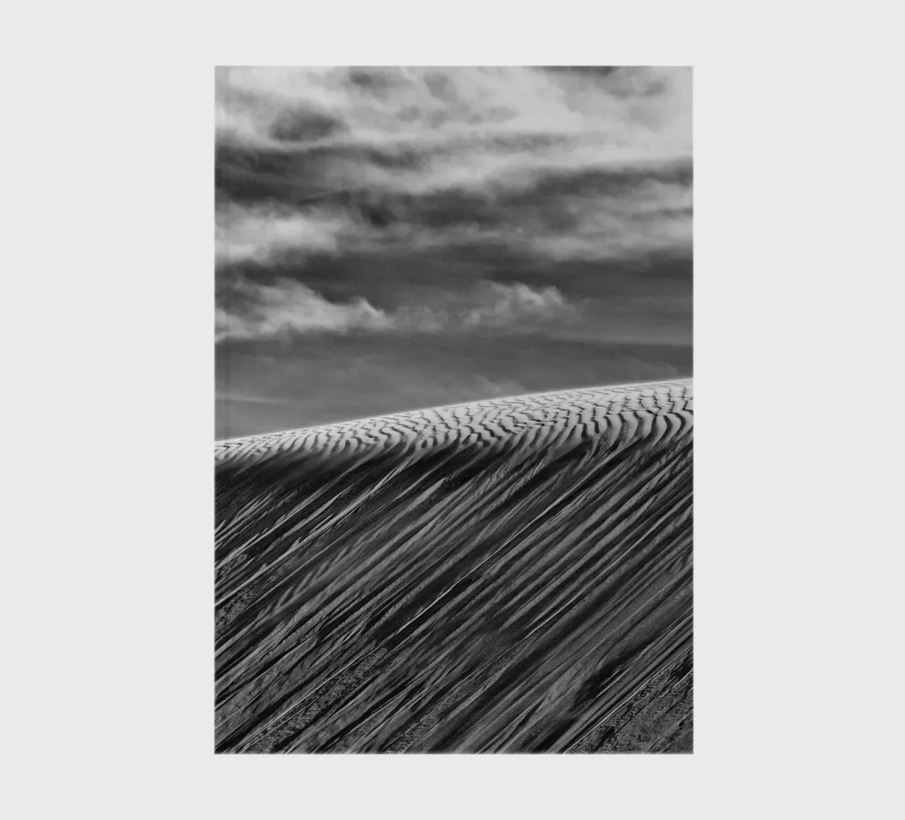 wind patterns sand dunes notebook by life of sands