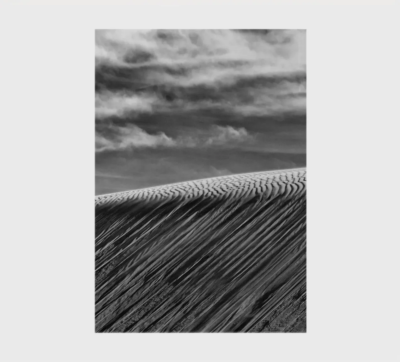 wind patterns sand dunes notebook by life of sands