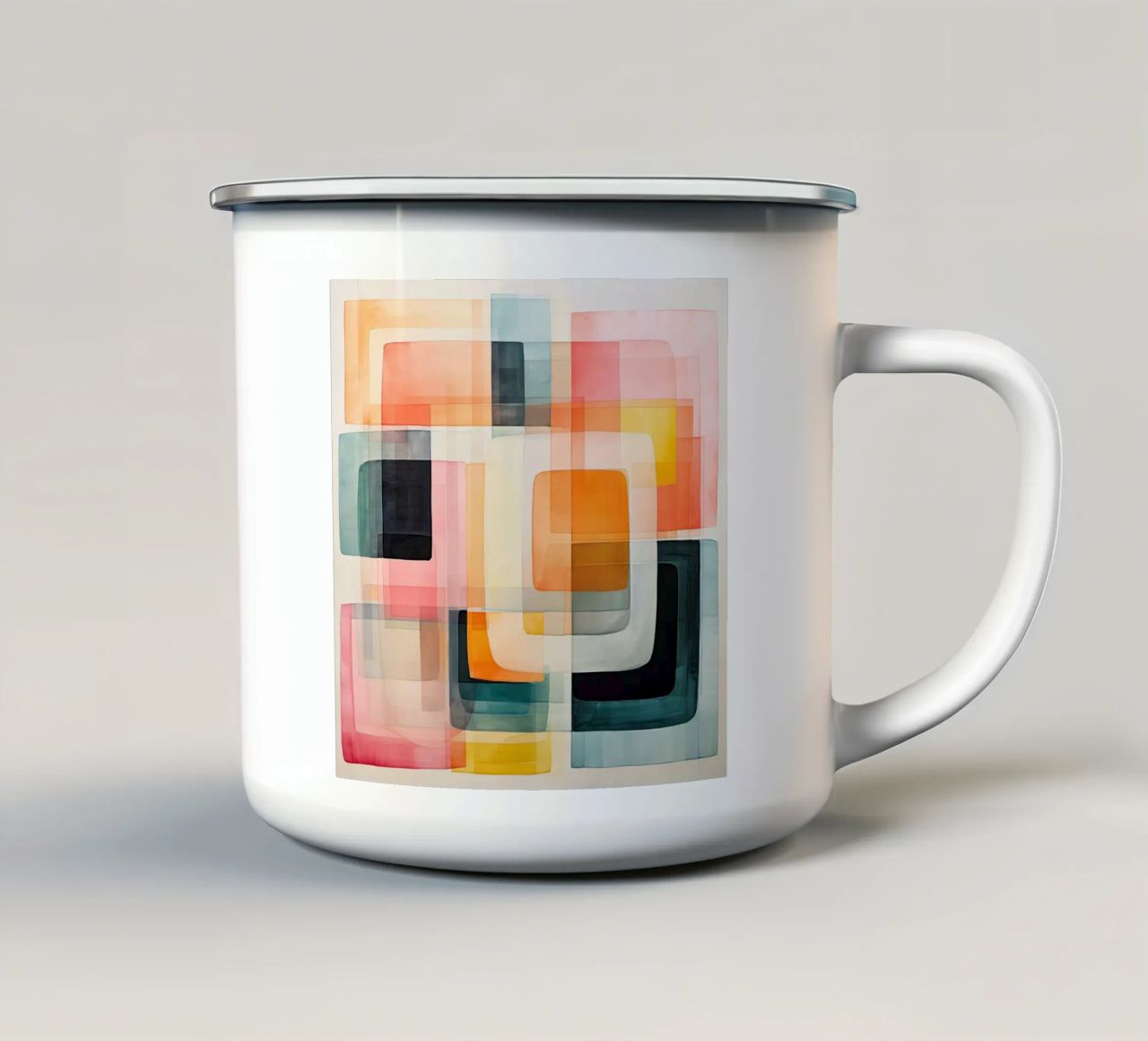 Arte da parete di Imagine tazza in smalto da Imagine