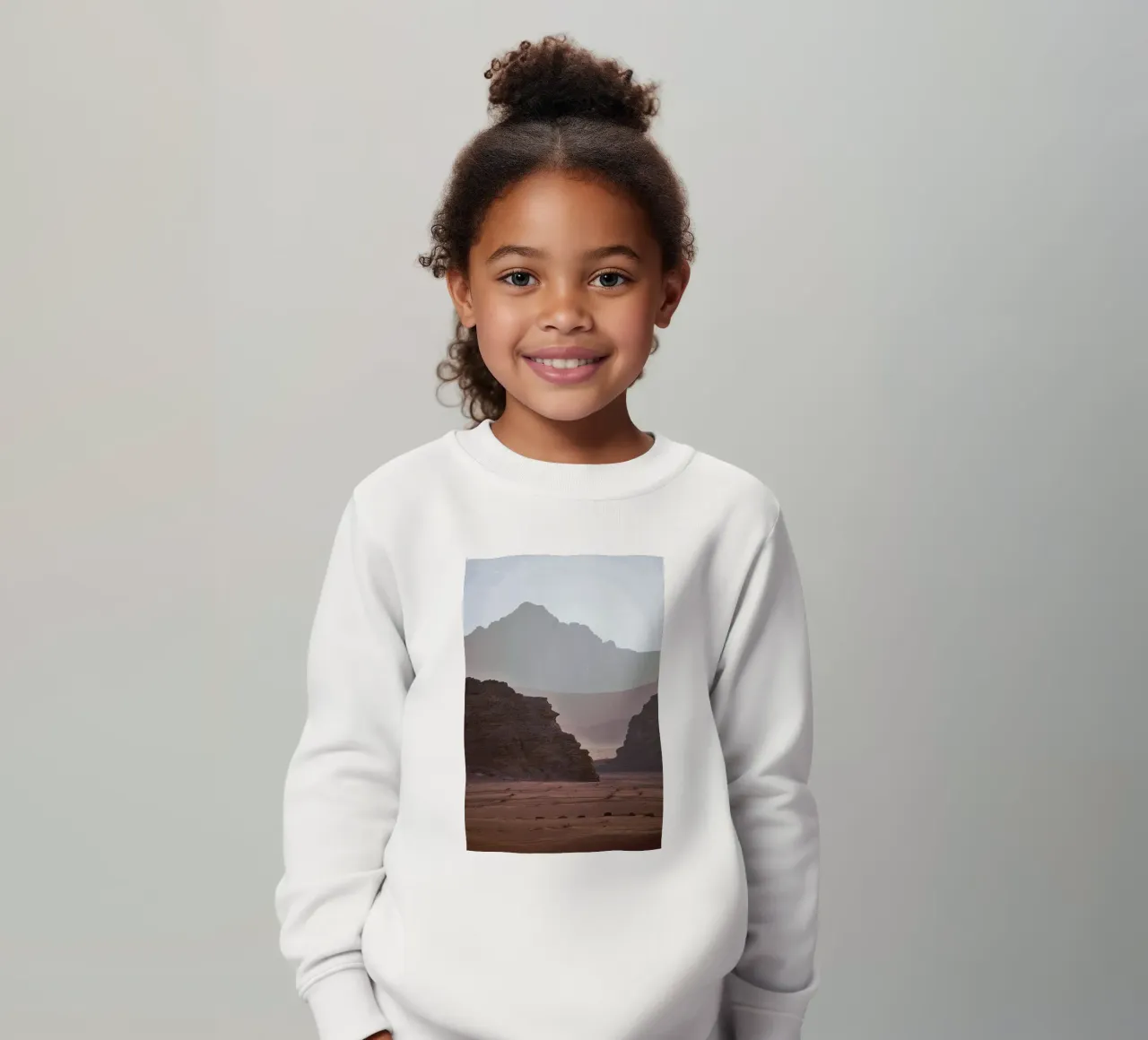 barren land desert kids sweatshirt by life of sands