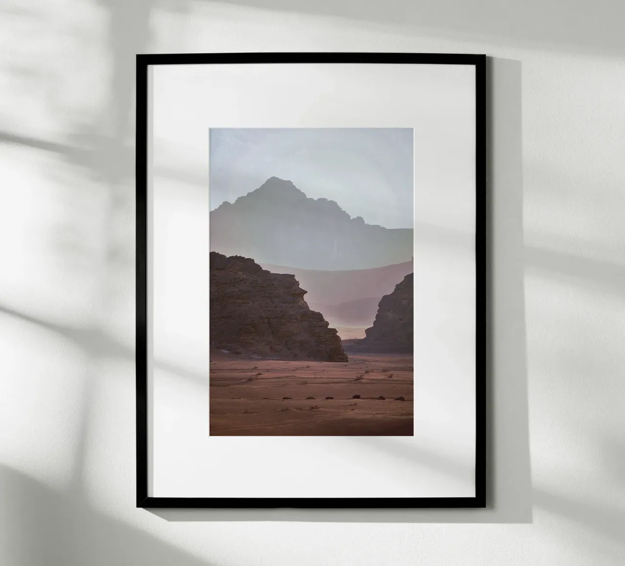 terra arida deserto poster con telaio in legno da life of sands