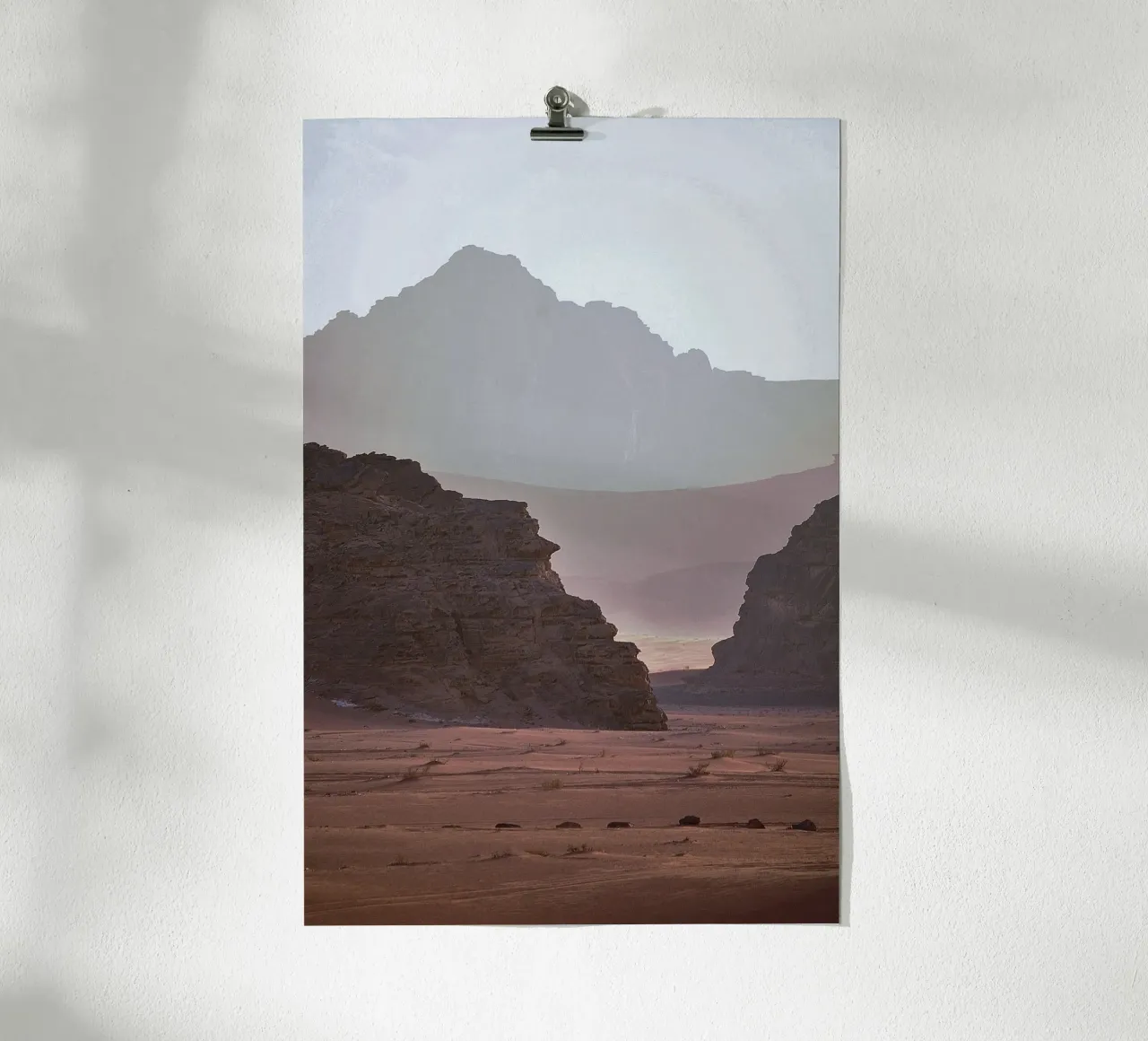 terra arida deserto poster con telaio in legno da life of sands