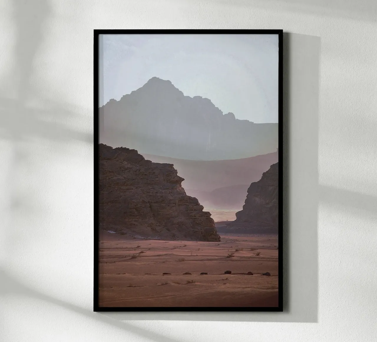 terra arida deserto poster con telaio in legno da life of sands