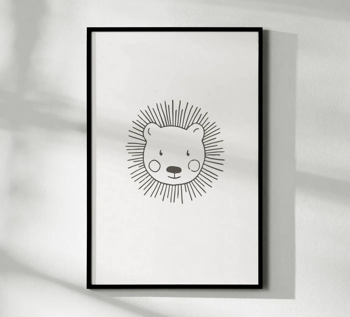 Lion poster van KRUTH DESIGN