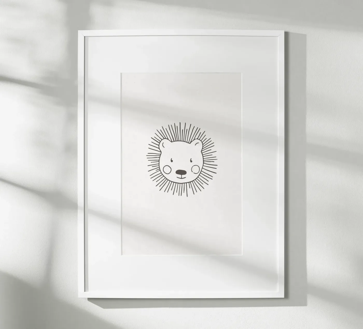 Lion poster van KRUTH DESIGN