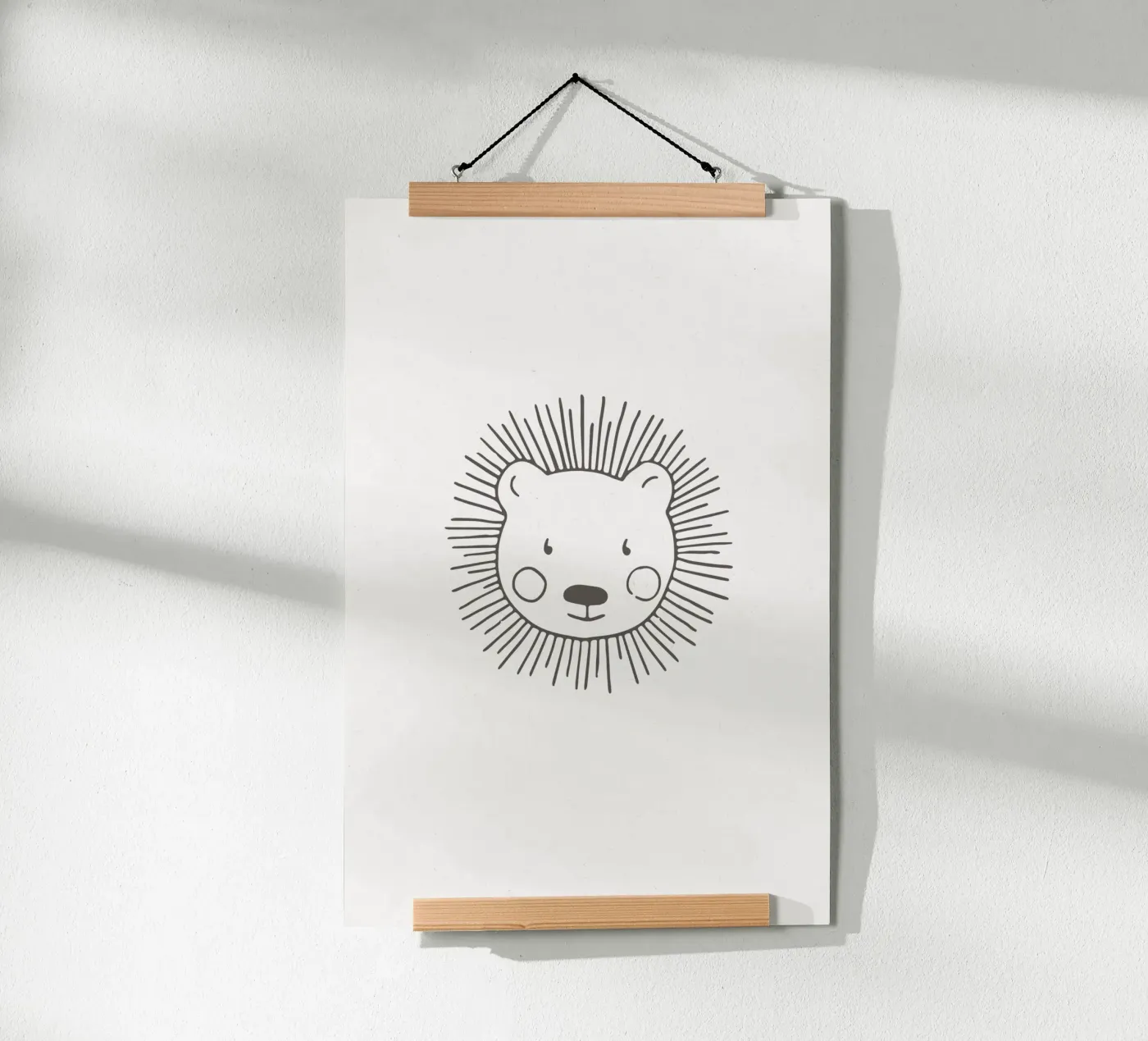 Lion poster van KRUTH DESIGN