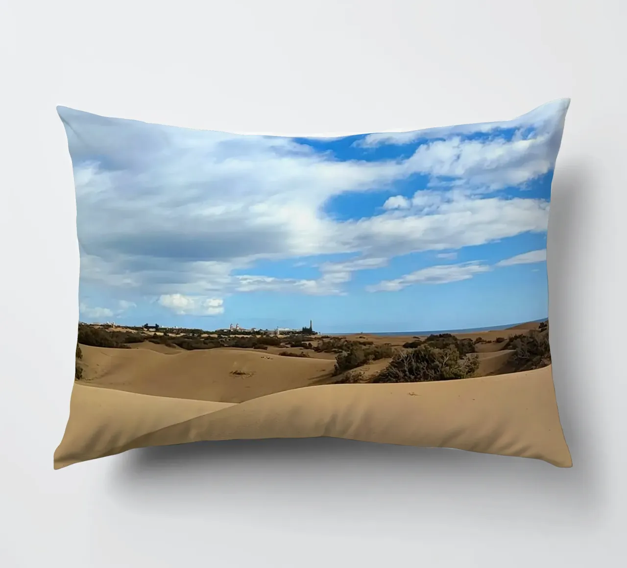 open space barren decorative cushion by life of sands