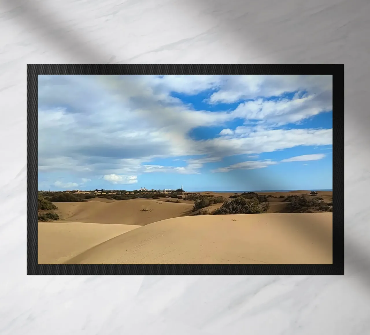 open space barren doormat by life of sands