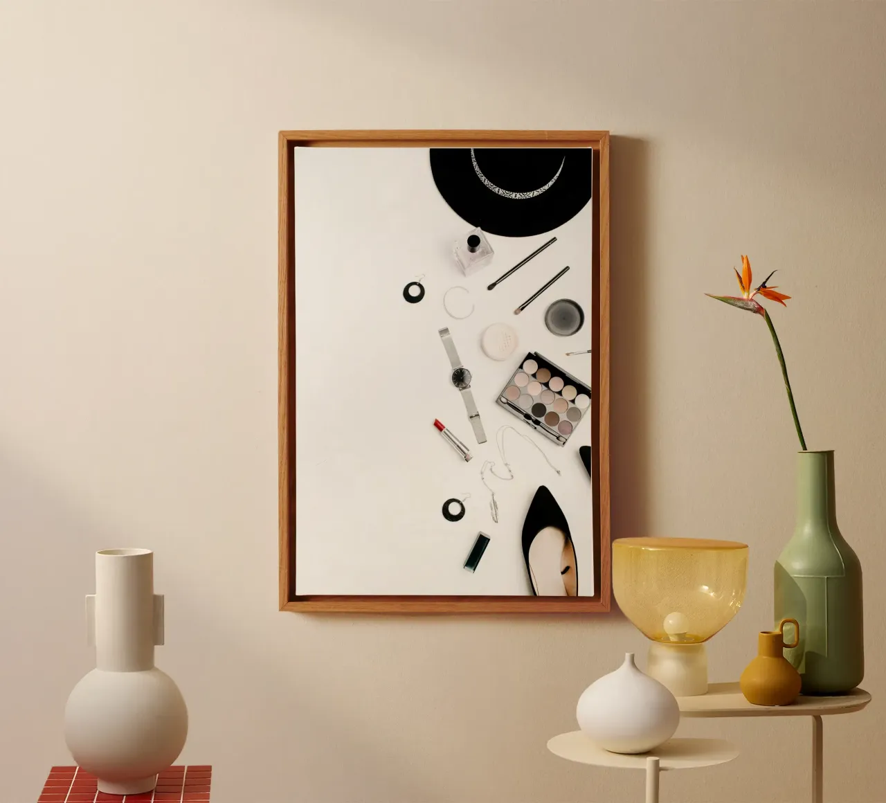 Quiete rustica tela con Cornice a cassetta da PhotoVibe Decor