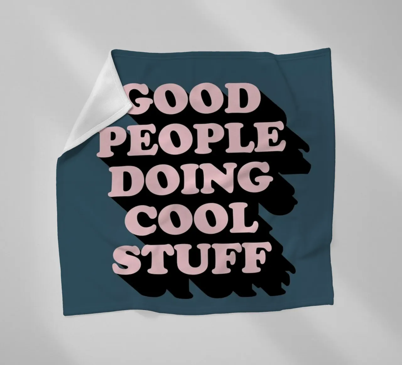 Good People fleece blanket by The Native State