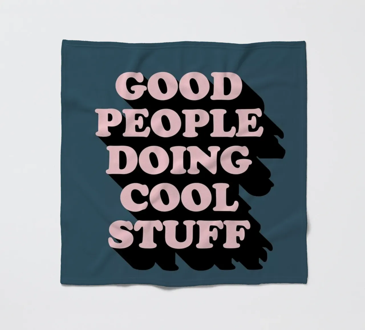 Good People fleece blanket by The Native State