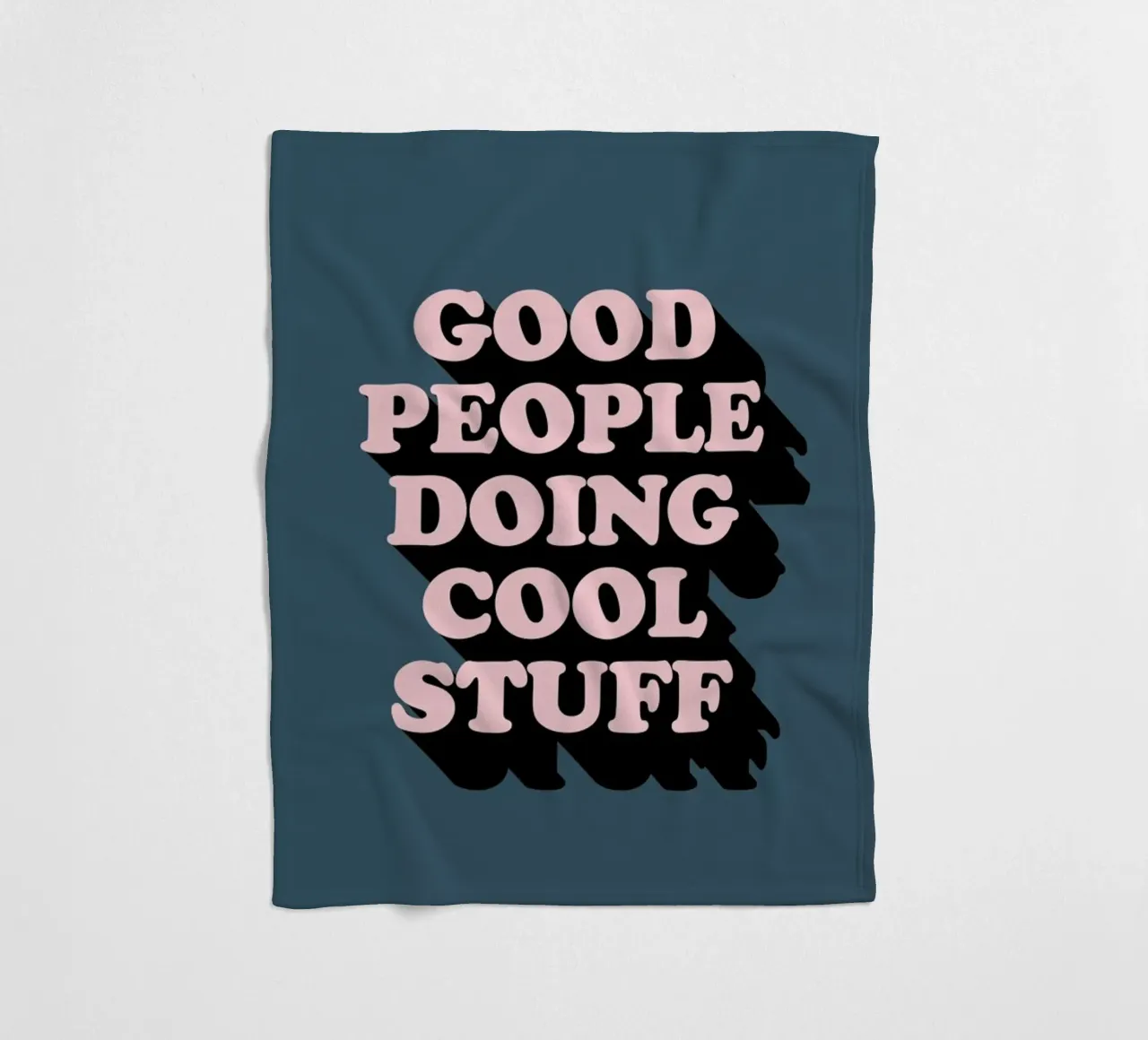 Good People fleece blanket by The Native State