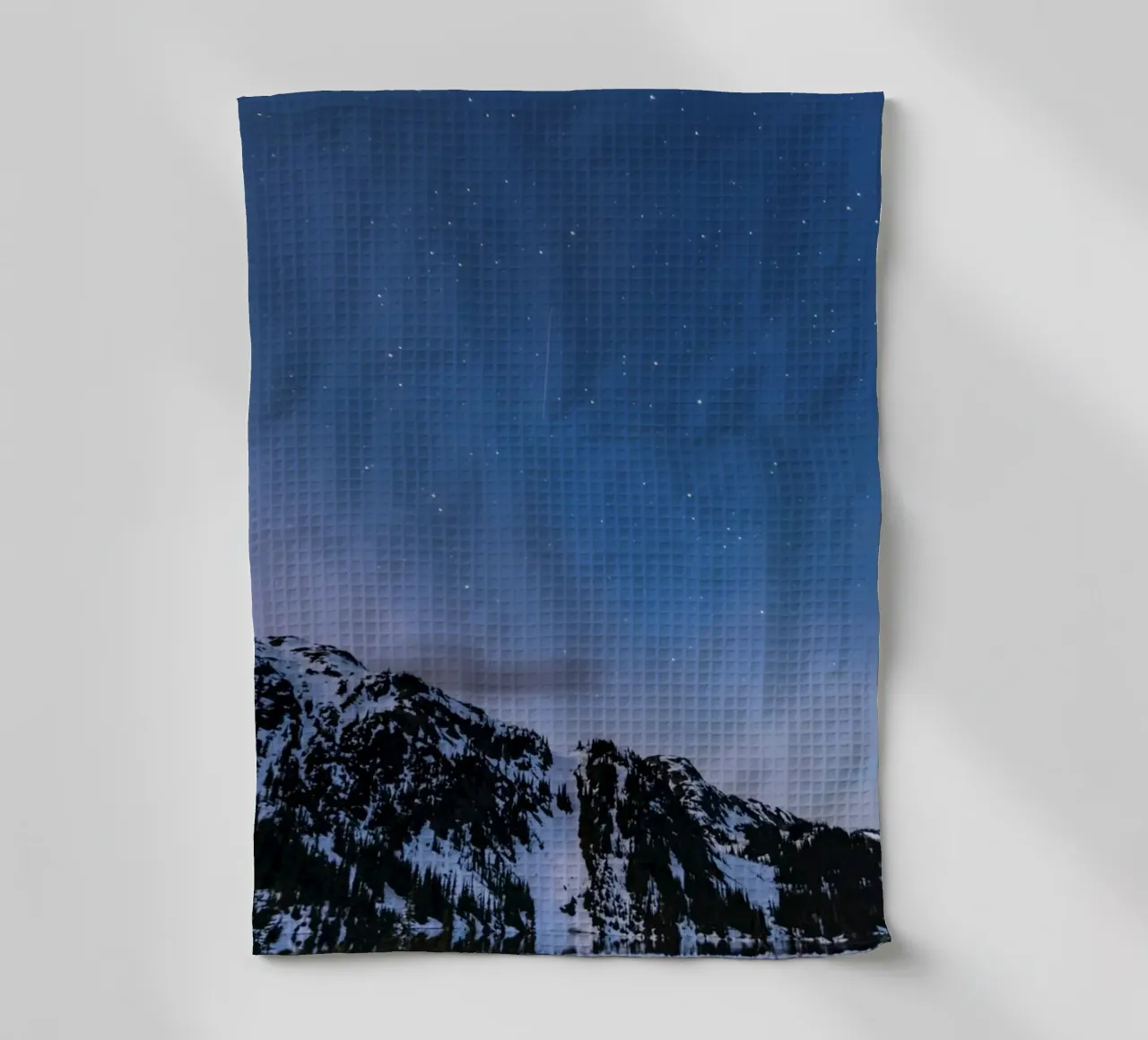 lago riflesso crepuscolare canovaccio da cucina da space words