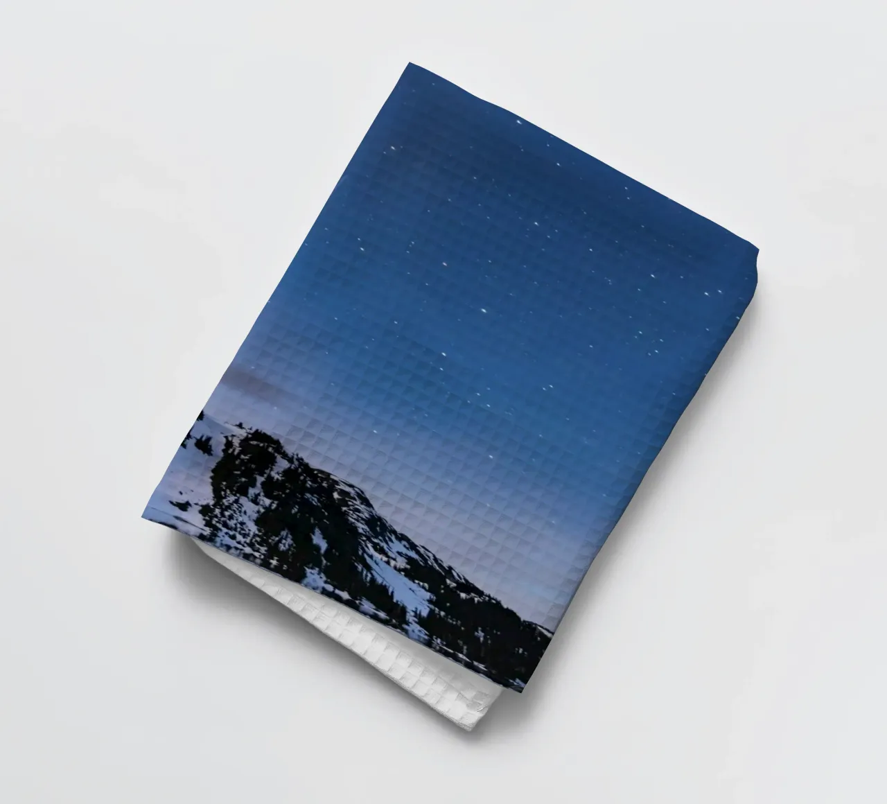 lago riflesso crepuscolare canovaccio da cucina da space words