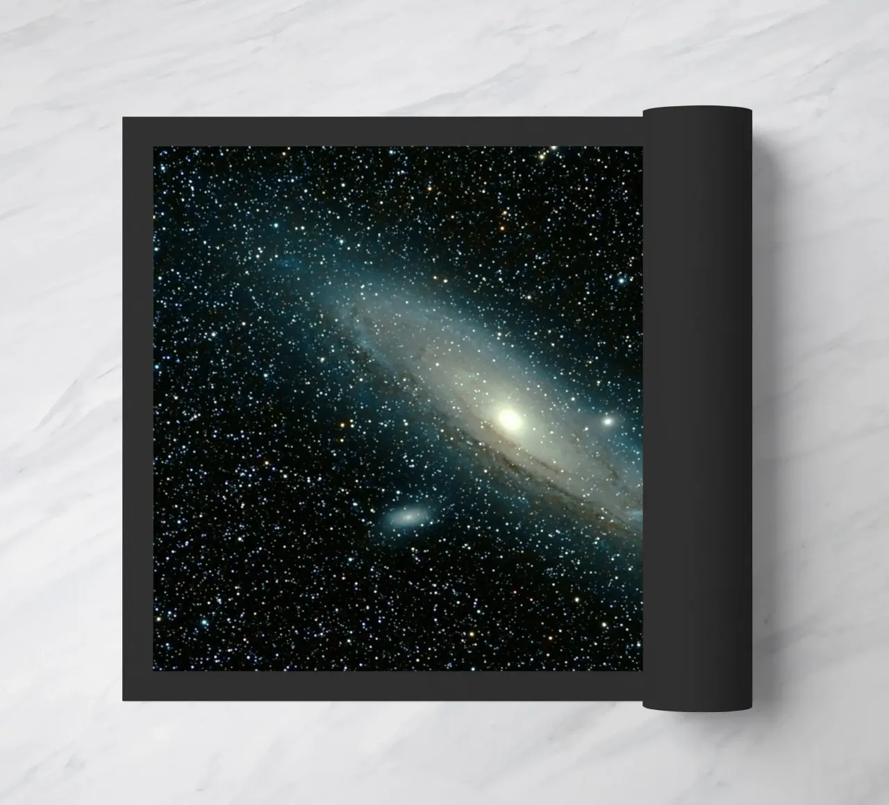 galaxy space stars doormat by space words
